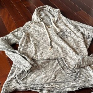 Top sail island Gray Hooded Women's Sweater